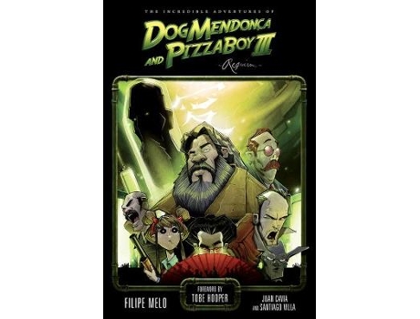Livro incredible adventures of dog mendonca and pizzaboy de filipe melo (inglês)