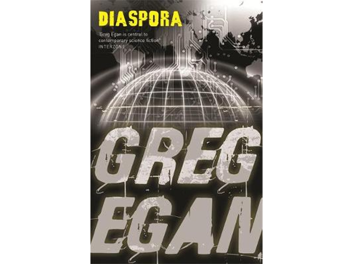 Livro Diaspora de Greg Egan (Inglês)