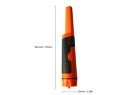 Detector de metais pinpointer portátil à prova d'água com alarme som vibração luz e capa para caça ao tesouro S/MARCA