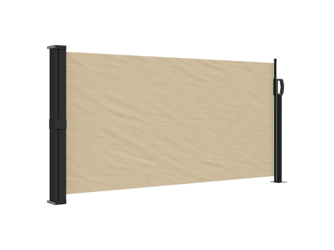 Retractable Side Awning, Retractable Side Awnings Vidaxl Bege Poliéster (100 X 300 Cm)