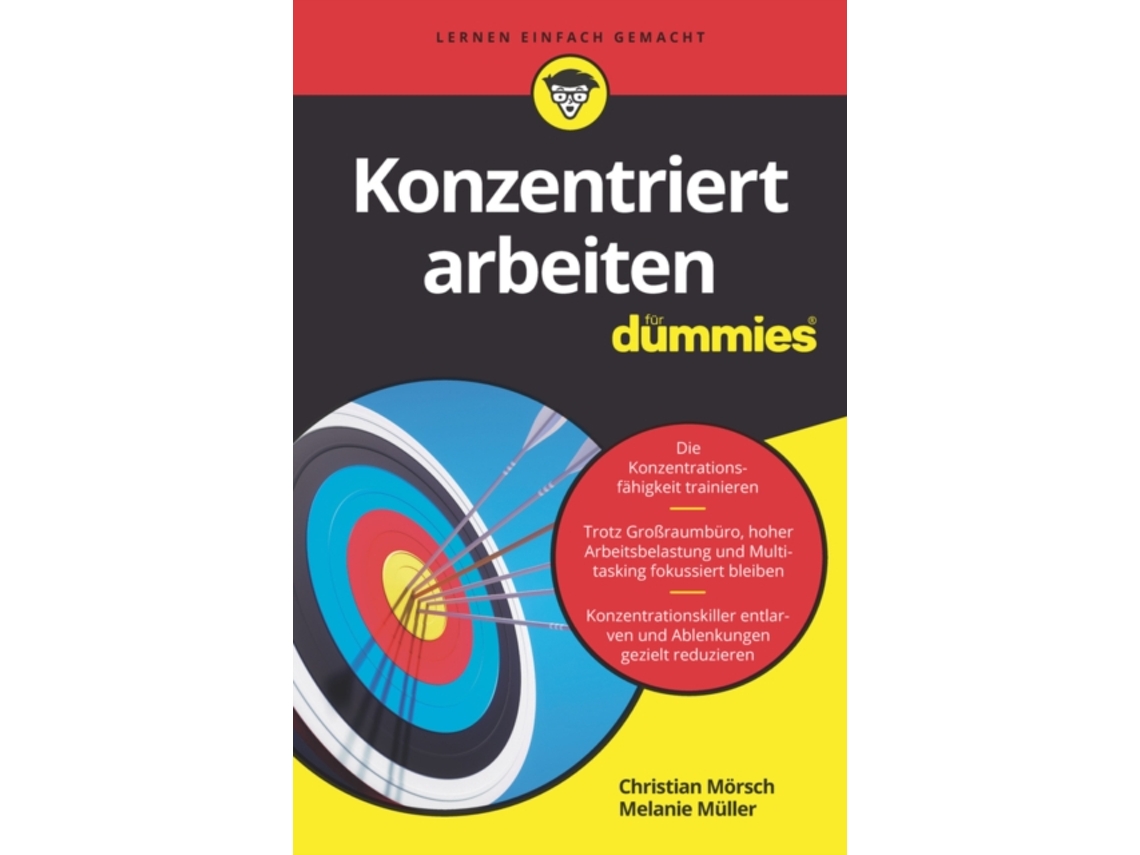 Livro Konzentriert arbeiten für Dummies de Christian Morsch, Melanie Muller (Alemão)