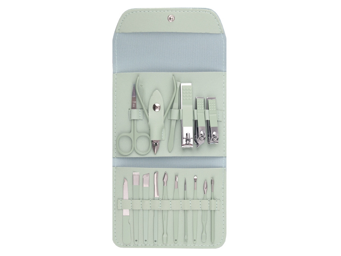Conjunto De Cortador De Unhas Com Ferramentas De Manicure Profissional 16 Peças Estilo 8 ZMDECQNA