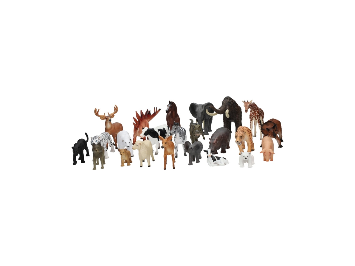 Conjunto De Brinquedo Mojo Com 23 Animais De Brinquedo.