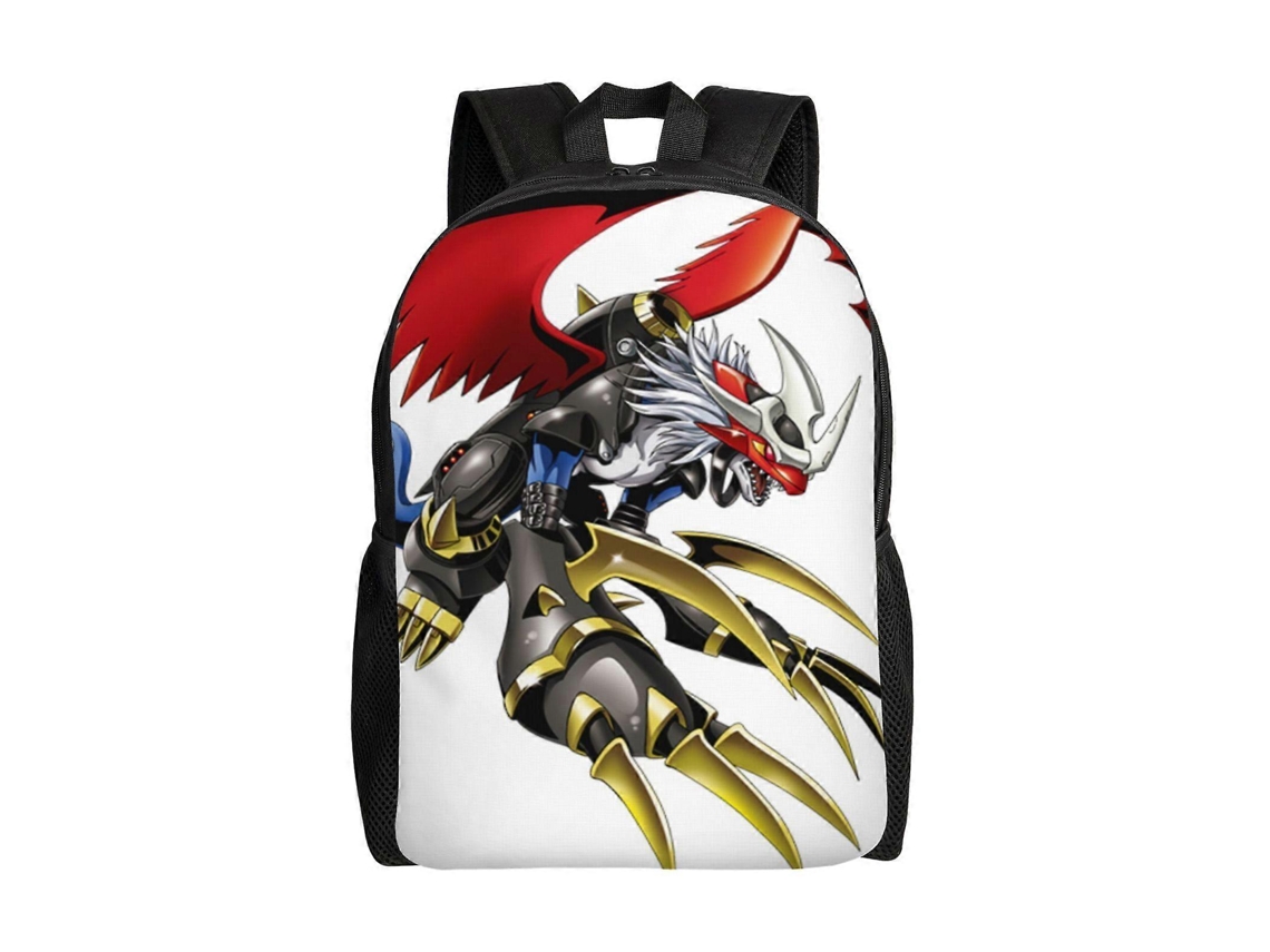 Mochila De Estudante Digimon R210, Leve E Estilosa, À Prova Dágua E Com Alça De Ombro Ajustável. Olysi Shop