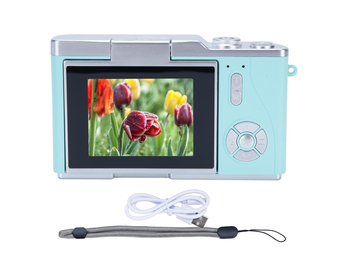 Câmera Digital Compacta Com Zoom Digital E Gravação 1080p Para Fotografia E Vídeo