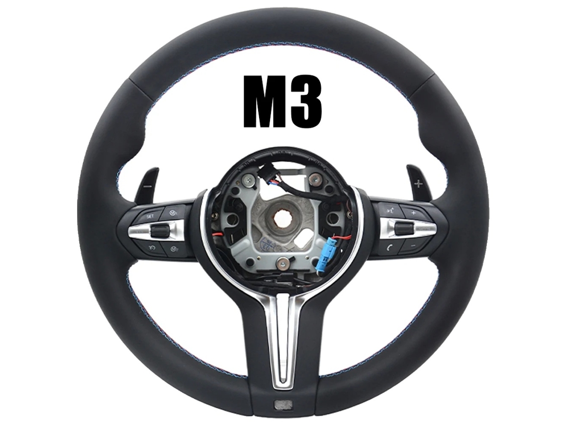 Volante, Material De Couro, Compatibilidade Com Vários Modelos, M3