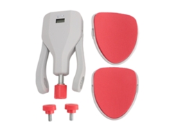 Treinador de coxas master 35kg ajustável com display digital para mulheres e homens cinza