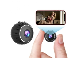 Câmera IP Mini, Segurança Wi-Fi, Visão Noturna, 1080p, para Pet e Casa