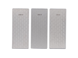 3 Piezas De Piedra De Afiar Com Base Antideslizante 200 400 1000 Grit Para Facas De Cozinha Exterior