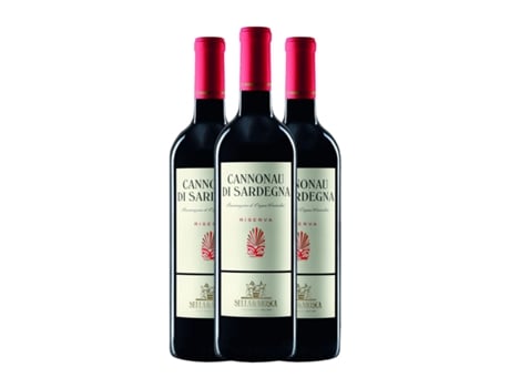 Vinho SELLA E MOSCA Cannonau Cannonau di Sardegna Reserva (0.75 L - 3 Unidades)