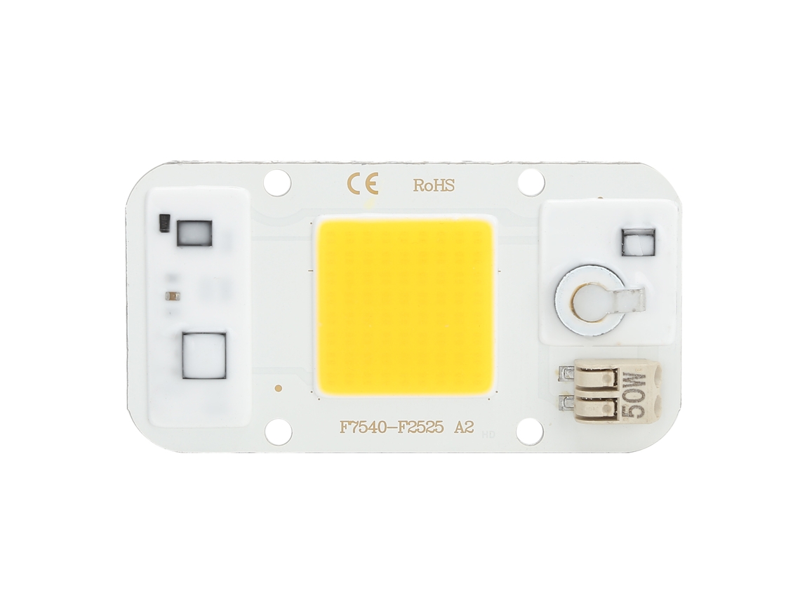Chip Led Integrado 50w 220v Sem Driver para Crescimento de Plantas | S/MARCA