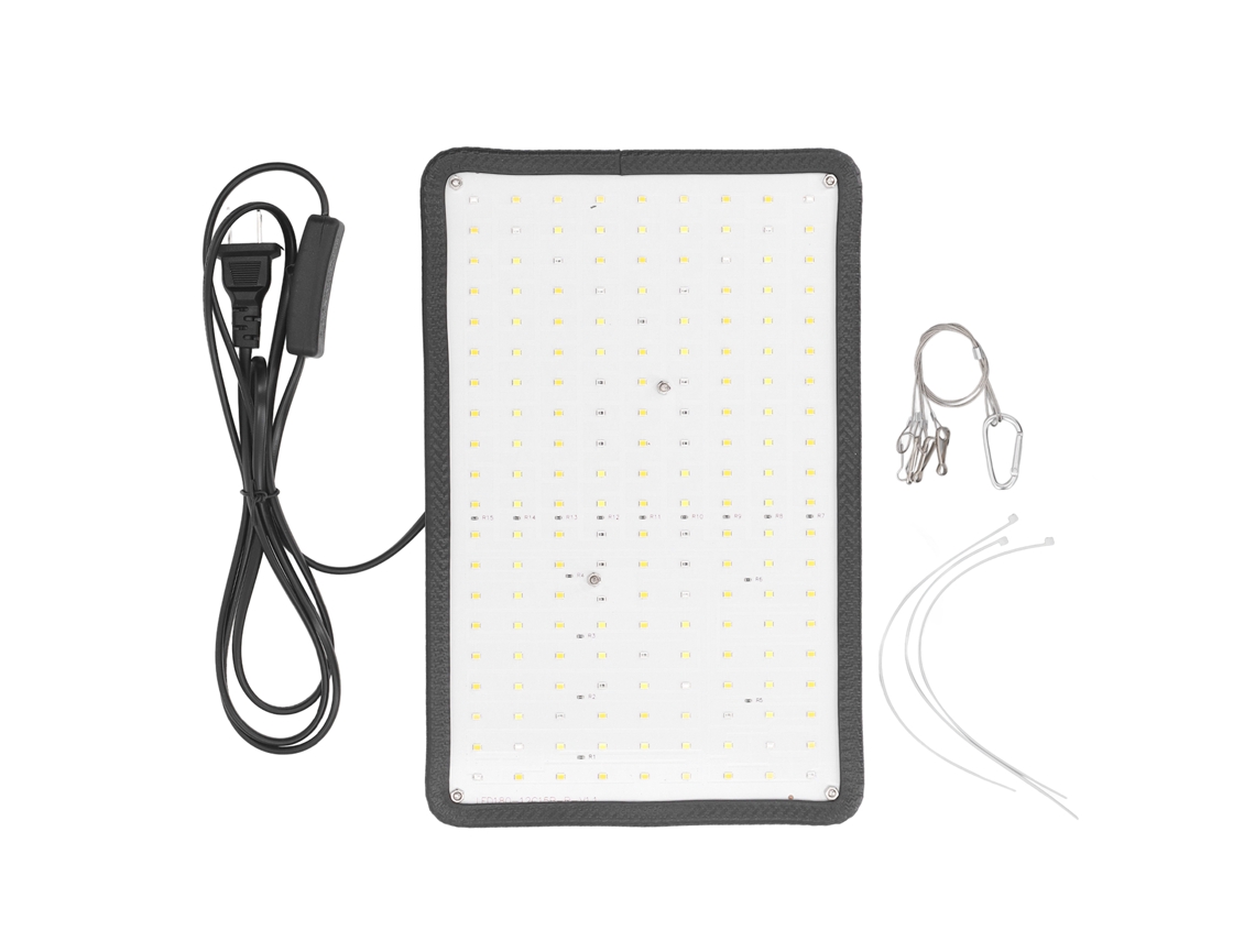 Rebe-luz De Crecimiento De Plantas 180 Leds Luz Roja Blanca Cálida Lámpara Colgante Para Flores Verduras Frutas Suculentas