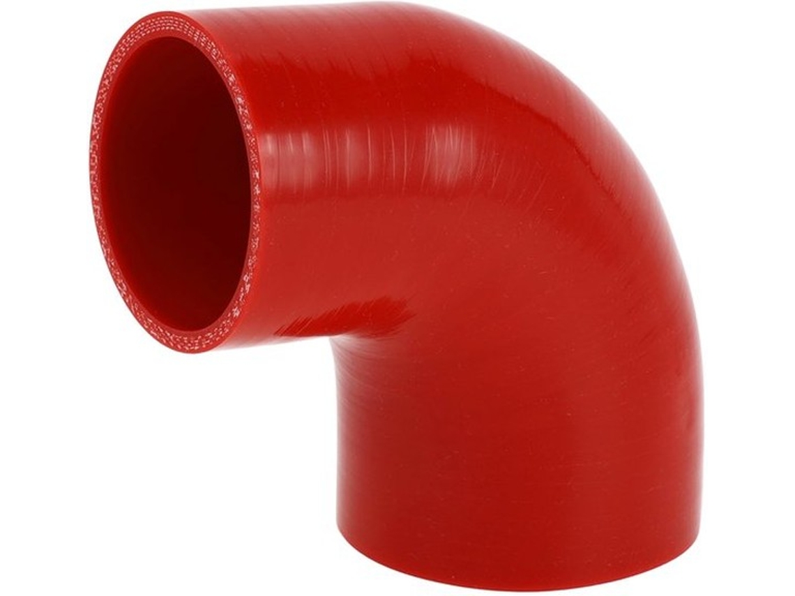 Líquido - Língua De Refrigeração 90° - Língua De Silicone - Vermelho - Diâmetro Interior 63/76 Mm - Comprimento 90 Mm - Resistente A Altas Temperatura