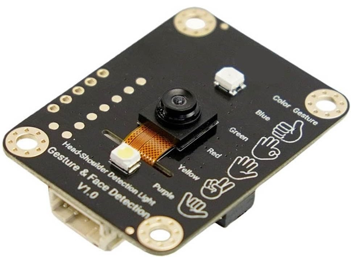 Sensor De Gestos Visuais Com Ia, Alcance, 5 Gestos, Privacidade