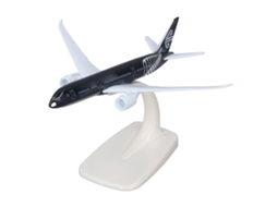 Primerox modelo de Avião de Liga Colecionável Pequeno Portátil Simulado Preto Branco