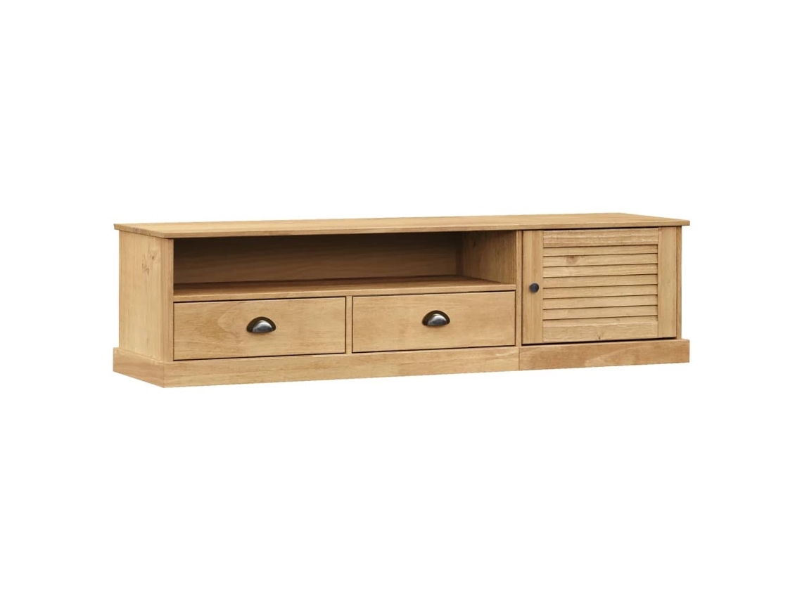 Tv Cabinet, Tv Cabinets Vidaxl Marrom Madeira De Pinho (n/a)