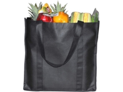 Pacote com 6 Sacolas Reutilizáveis​​ para Compras com Alças, Feitas de Tecido Não Tecido, Suportam Mais de 20 Kg BRILVIBERA