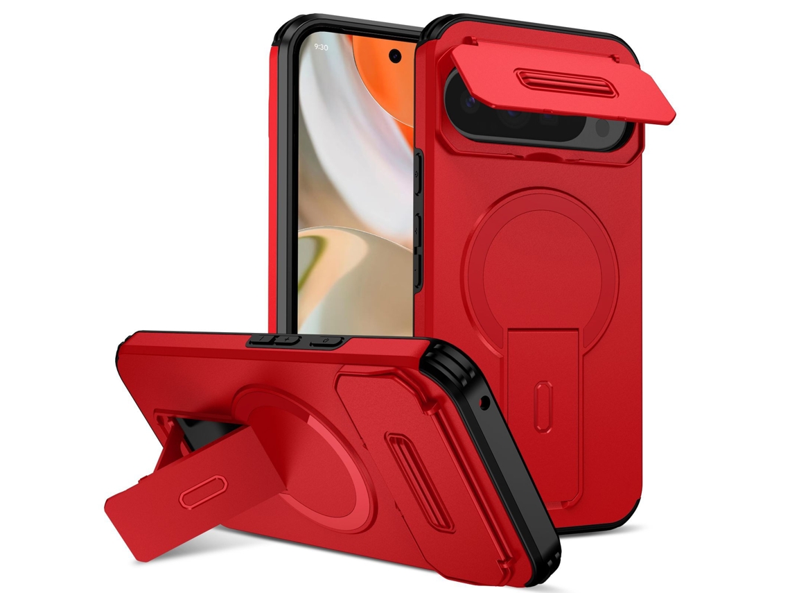Capa Hibbent Magnética Para Google Pixel 11 Pro/pixel 11 (vermelho)