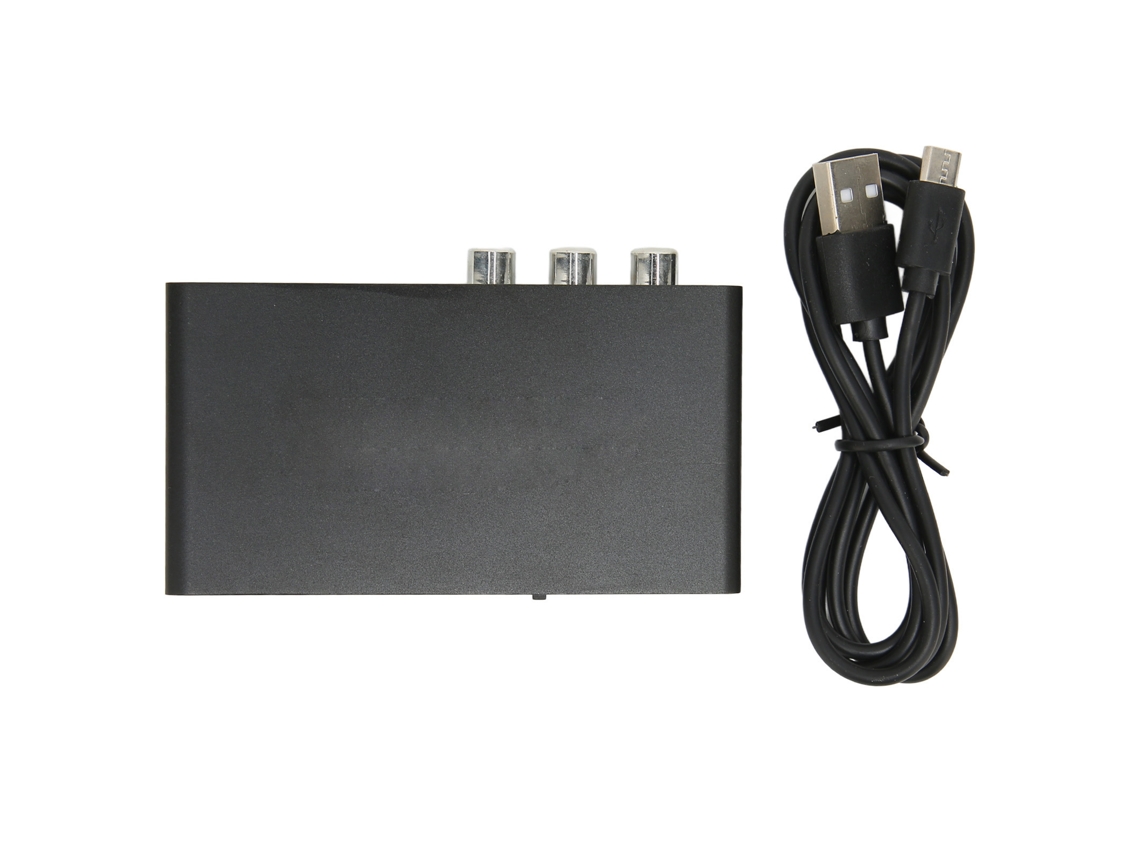 Conversor Rca para Hdmi LAXISCREED 4k 3d 3 Entradas 1 Saída