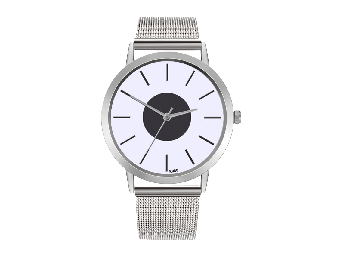 Reloj De Moda Casual Zhoulianfa Con Correa De Malla Cuarzo Analógico (plata)