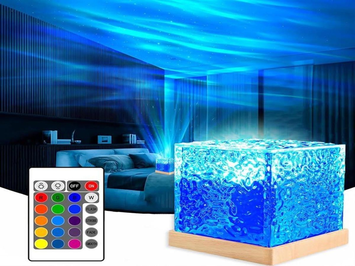 Lurelia Projetor Aurora Boreal Led, 16 Núcleos, Céu Estrelado, Para Quarto