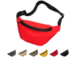 Bolsa De Cintura Infantil - Pochete Para Crianças - Vermelho