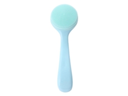 Escova de limpeza facial Fasst em silicone macio para remoção de cravos e esfoliação, com cabo ergonômico.