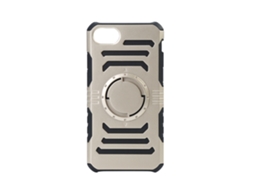 Capa Protetora Iphone7 com Lâmina de Ferro, Proteção Anti impacto, Dourado. EOOCOO