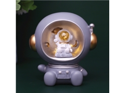 2026 lâmpada de Mesa Astronauta Decorativa de Resina Sintética Ornamentação para Sala Gabinete de Vinhos Máscara Preta