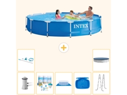 Intex Piscina Com Estrutura Redonda - 366x76 Cm - 8-peças S20475