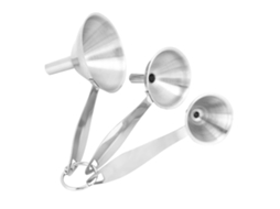 VYLARA Conjunto De Funil De Cozinha, Funis Versáteis Para Encher Garrafas, Transferir Óleos Essenciais, Líquidos, Ingredientes Secos E Pó Com Facilidade, Des