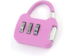 Cadeado com Trava de Código para Mala de Viagem Rosa de Plástico CHABERLU (16471e4a3241f03be7ddaaf58a462b7c)