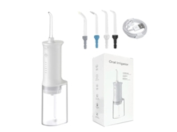 Irrigador Oral Flosser Dental Portátil De Alta Pressão Para Remoção De Manchas E Pedras F305 4 Bicos Yizhood