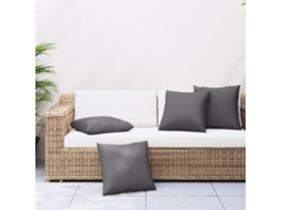 Vidaxl Almofadas De Sofá 4 Pcs 60x60 Cm Tecido Antracite