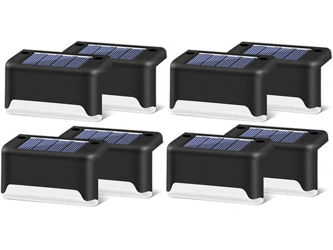 Kit com 8 Luminárias Solares para Escadas, Led para Exterior AQUAFORGE