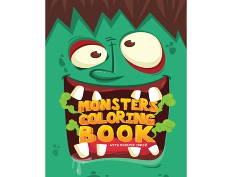 Livro Monsters Coloring Book de Cole Adams (Inglês)