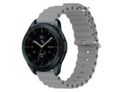 Pulseira De Silicone De Cor Sólida Estilo Oceano Para Samsung Galaxy Watch 42mm 20mm
