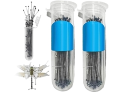 Alfinetes Para Insetos, Alfinetes Para Borboletas Em Inox Com Frascos, Kit Entomologia, Suplementos Para