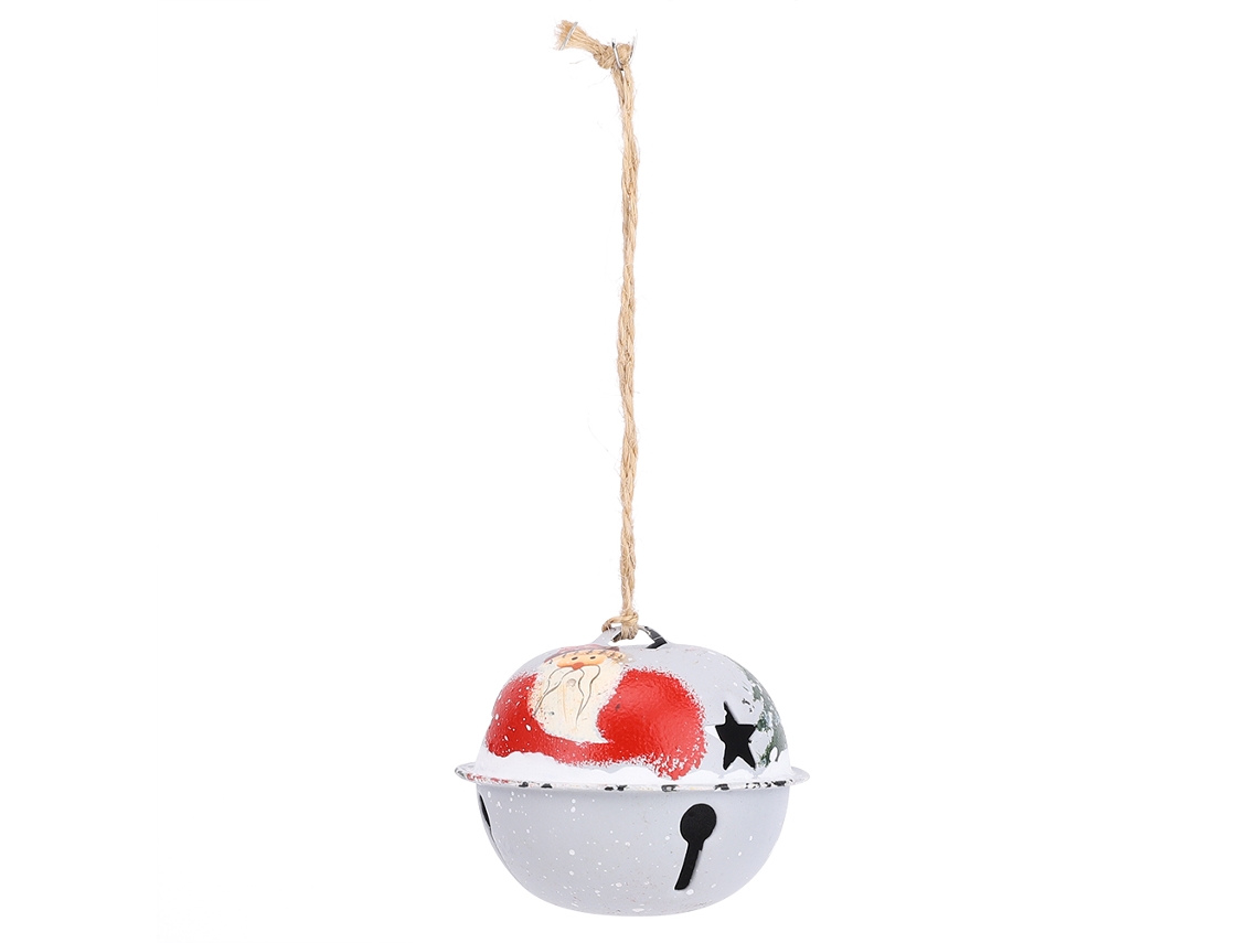 Adorno De Papai Noel Para Árvore De Natal Branco