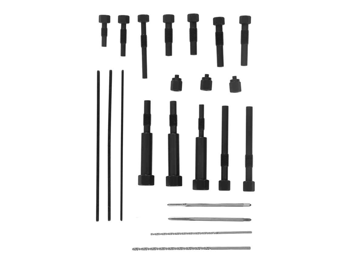 Conjunto De Ferramentas Laxiscreed Para Remoção De Velas De Glow 22 Peças Com Caixa Para M10 E M8