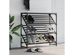 Vidaxl Sapateira 90x30x85 Cm Derivados De Madeira Cinzento Sonoma