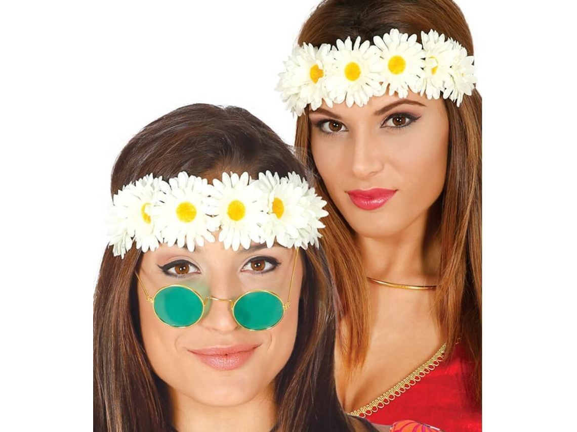 Bandolete DISFRAZZES Hippie Com Flores