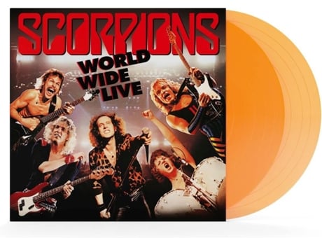 Scorpions - World Wide Live 2lp Vinil Laranja Transparente Edição Especial