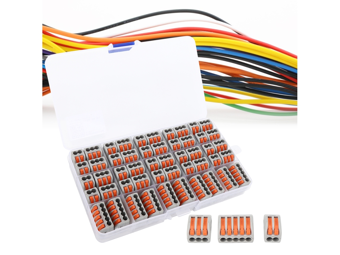 Laxiscreed Conjunto De Conectores De Fio Para Iluminação E Isolamento Elétrico De Alta Qualidade