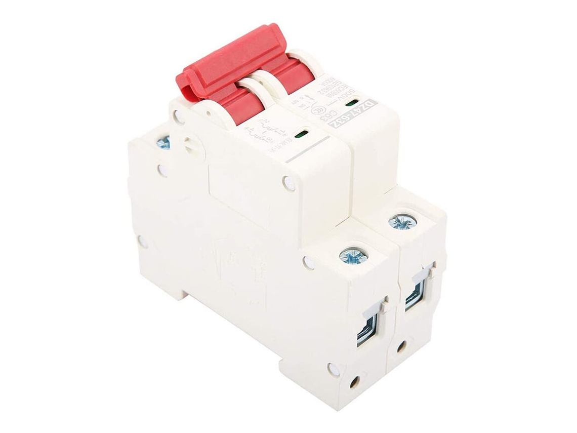 Disjuntor Fotovoltaico 2p Dc 500v 63a Dz47, 63z, 2p