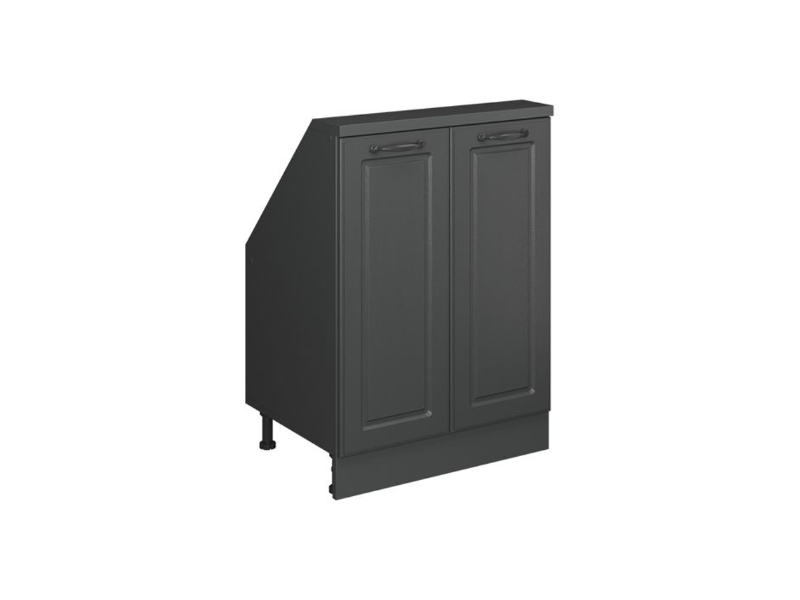 Móvel Sob Pente R line VICCO 60cm com 2 Portas Antracite Casa de Campo (60x40x80 cm)