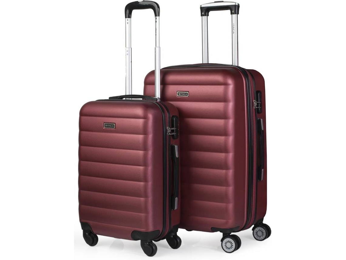 Conjunto de Malas de Viagem ITACA ABS Vermelho (105 L)
