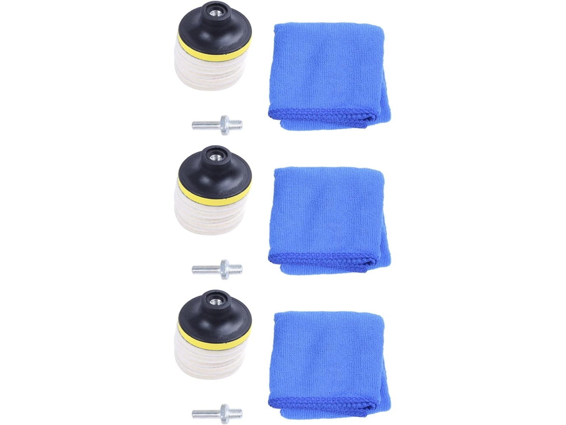 Conjunto De 24 Peças Boinas Feltro 75 Mm (3 Polegadas) Para Polimento