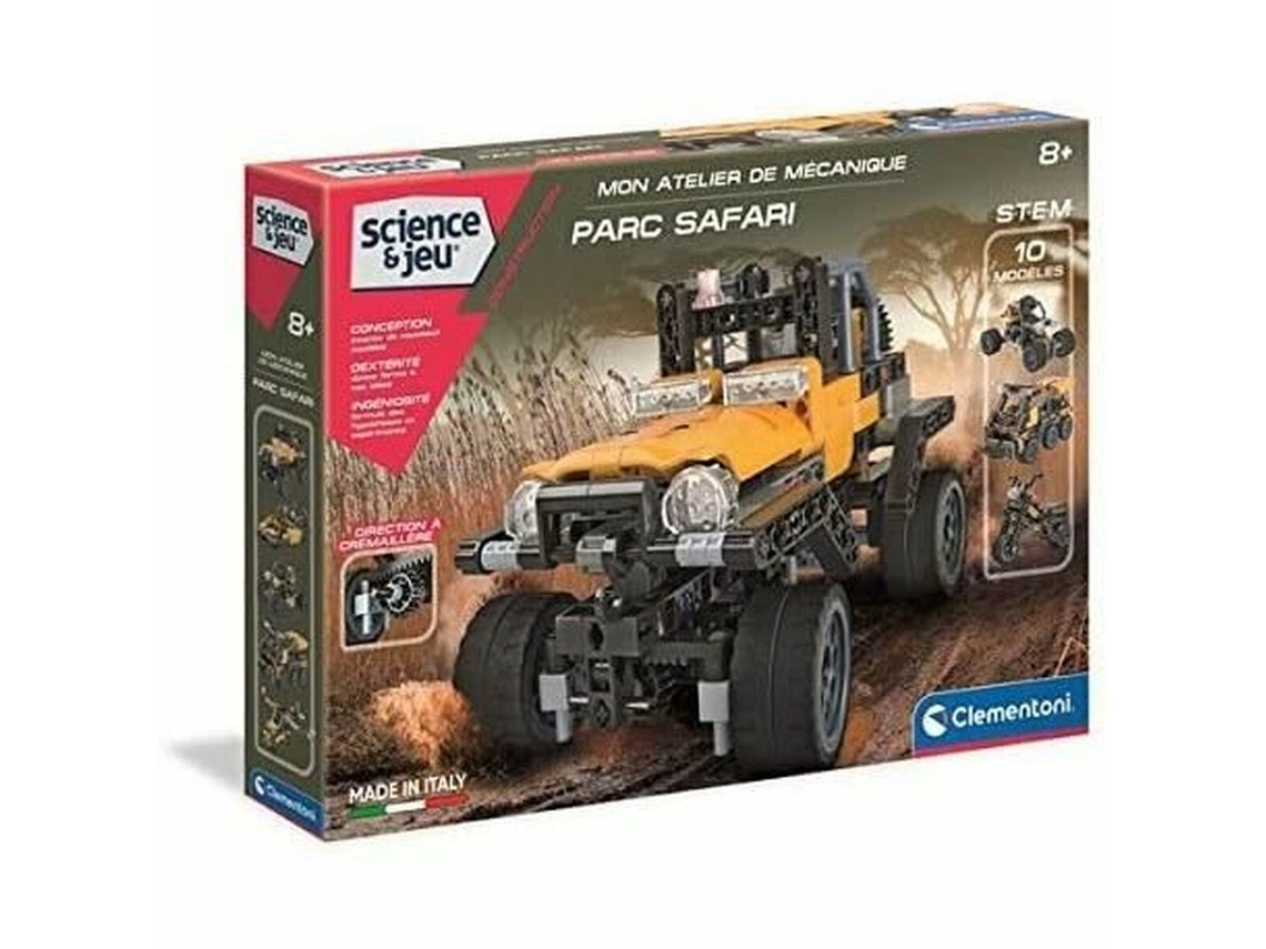 Veículos de Construção Clementoni My Mechanical Workshop Stem + 8 Anos 10 Modelos (Idade Mínima Recomendada:  8 Anos)
