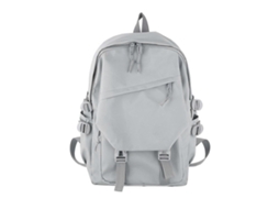Mochila Escolar Feminina Moderna Para Estudantes Do Ensino Médio, Com Grande Capacidade, Azul.